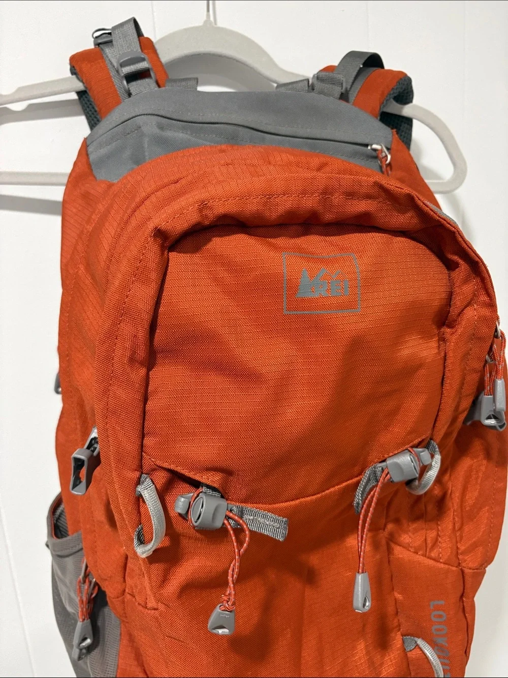 REI Orange HIKING Backpack with Gray Accents